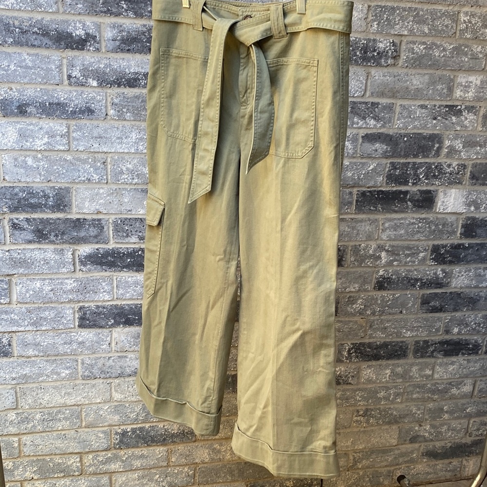 Ralph Lauren Sage Green Trousers with Belt